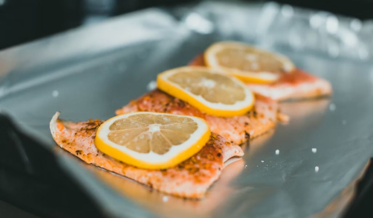 Lemon herb salmon