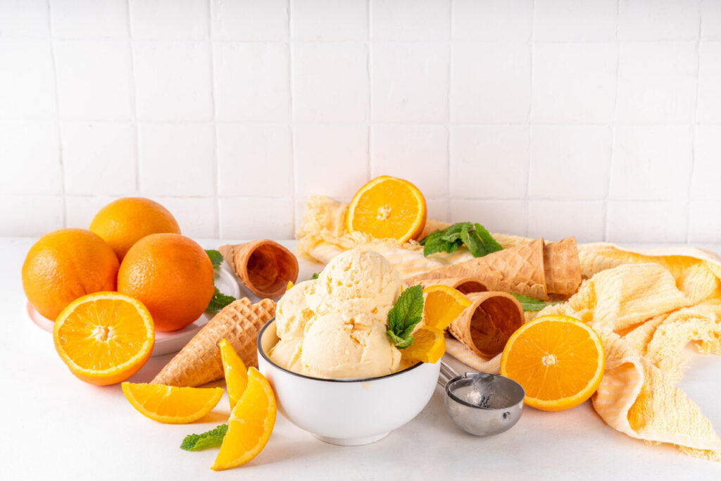 Orange Creamsicle Ice Cream