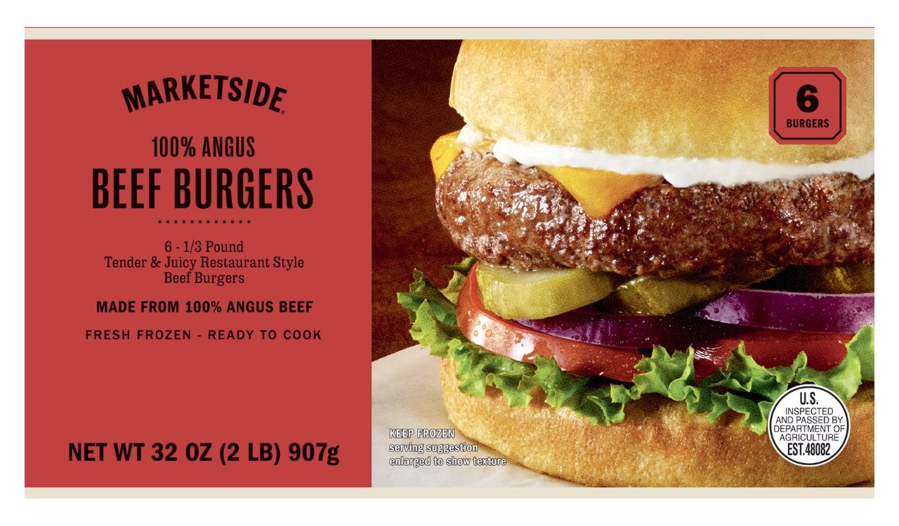 Marketside Angus Beef Burgers