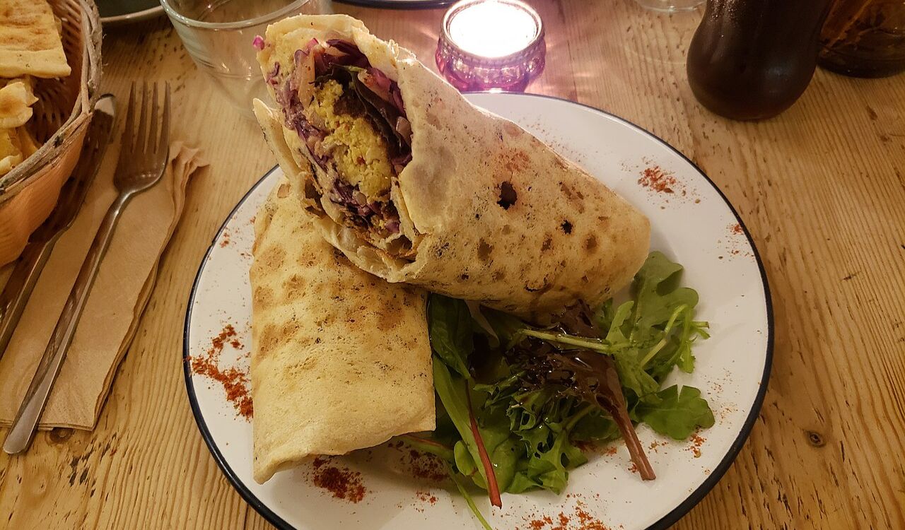 Mediterranean Hummus Wrap