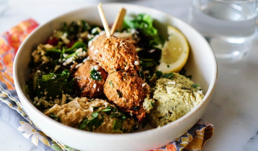 Mediterranean grain bowl