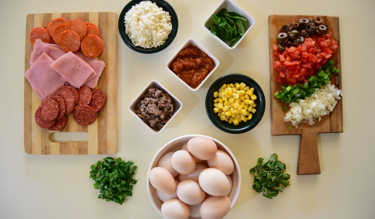 Mise en place- ingredients prep