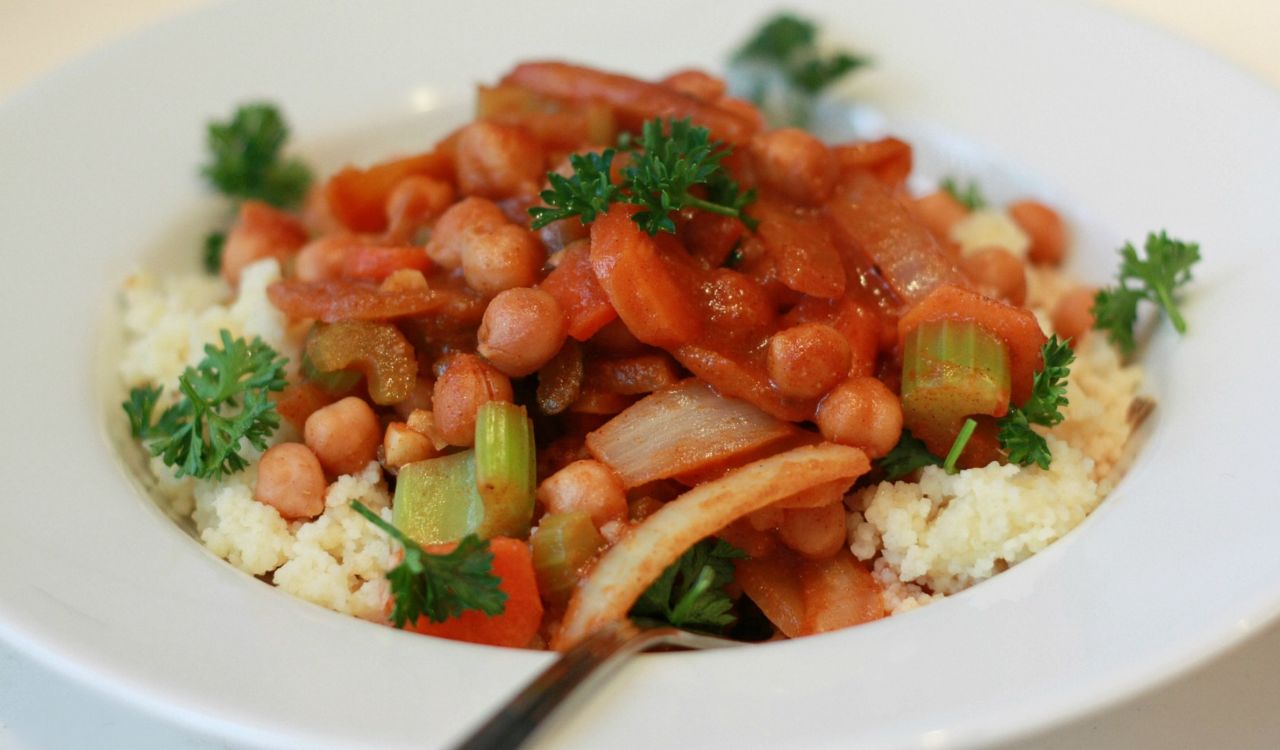 Moroccan chickpea stew