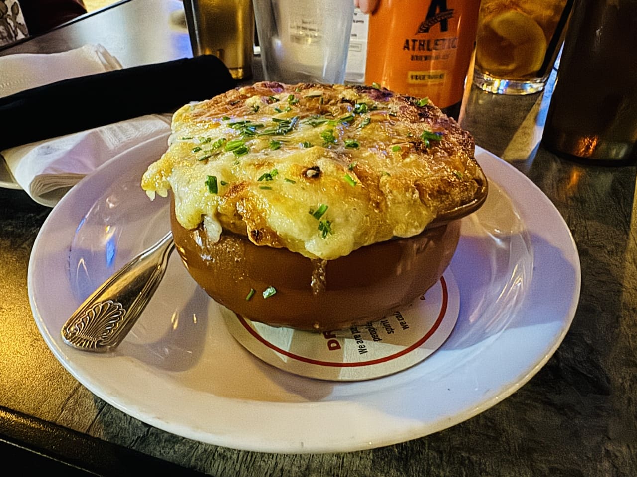 Cottage pie (ground beef, vegetables, gravy, mashed potatoes) at Murphy's Irish Pub,