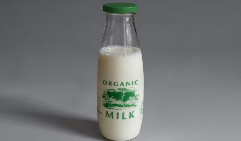 Organic milk bottle