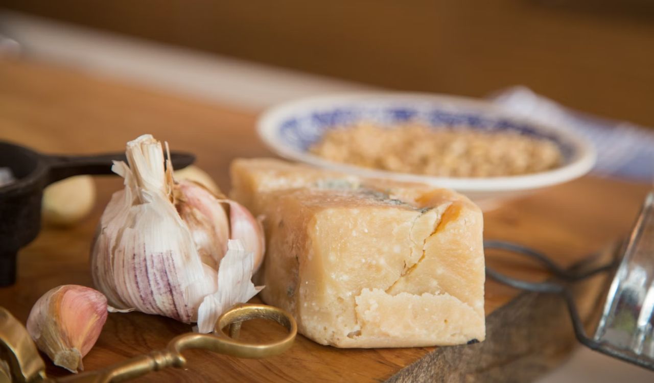 Parmesan and garlic
