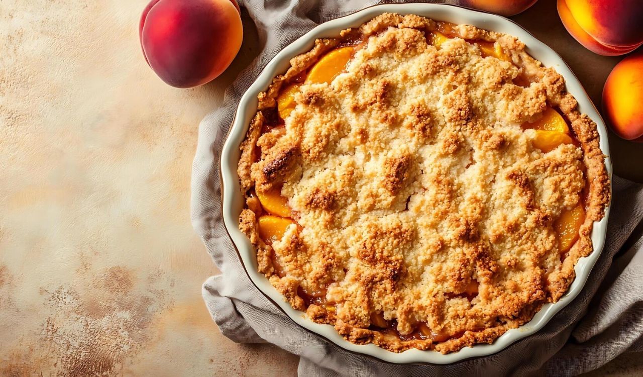 Peach cobbler