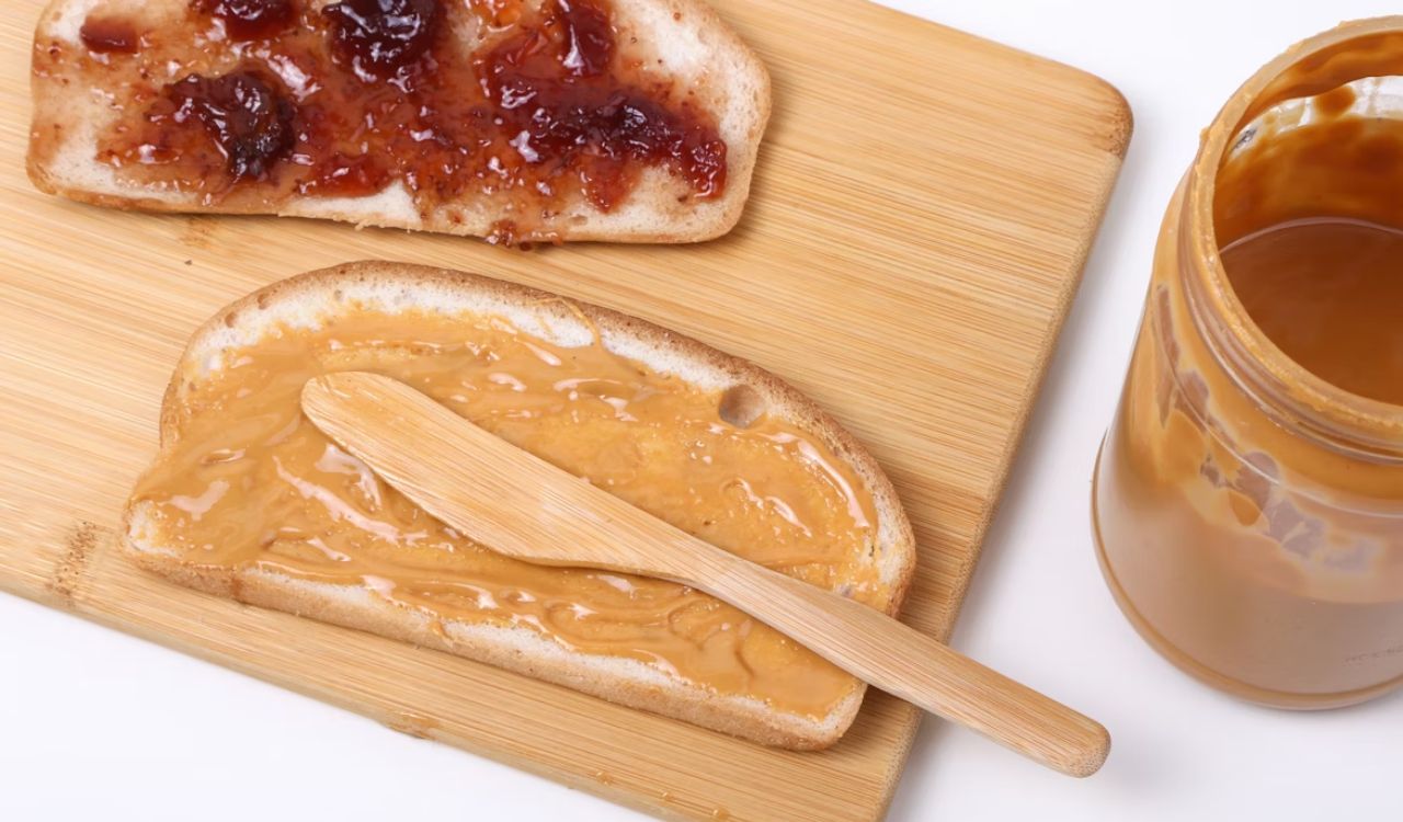 Peanut butter and jelly sandwich