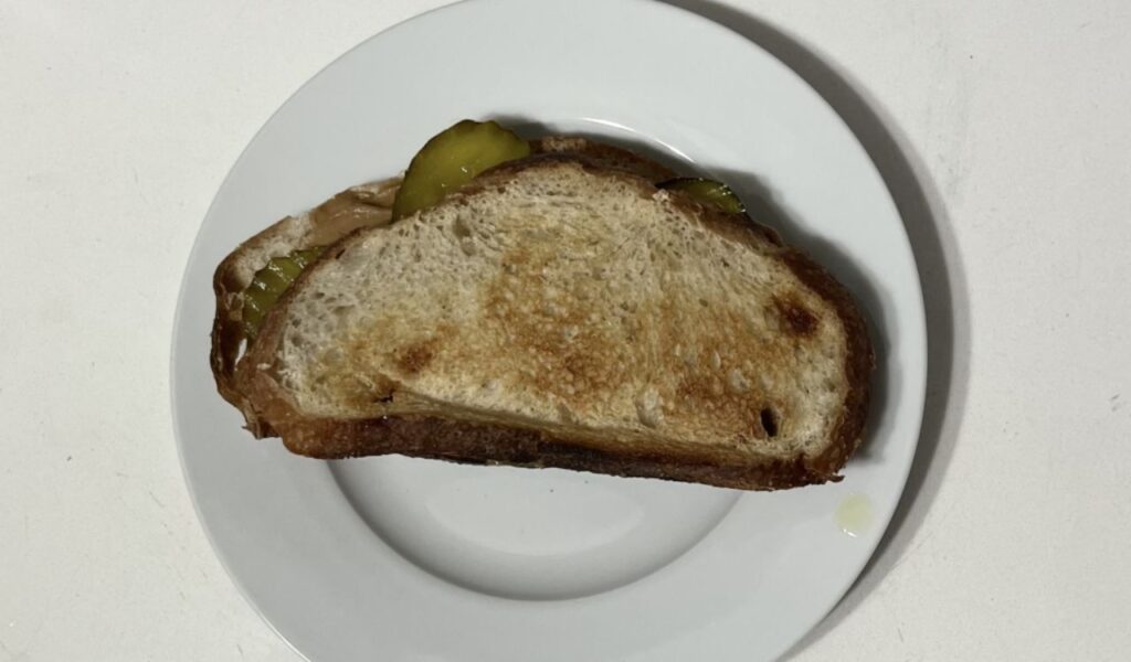 Peanut butter and pickles