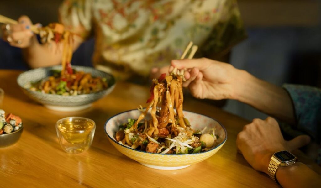 Peanut butter noodles