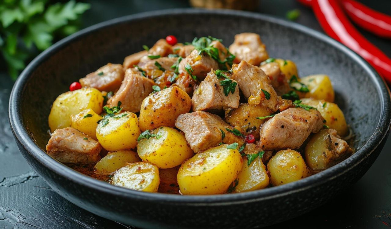 Pork and Potato Skillet