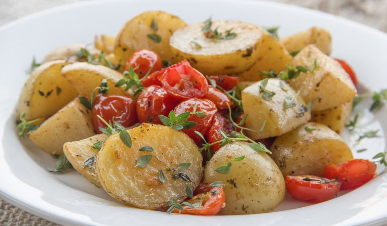 Potato and Tomato Dish