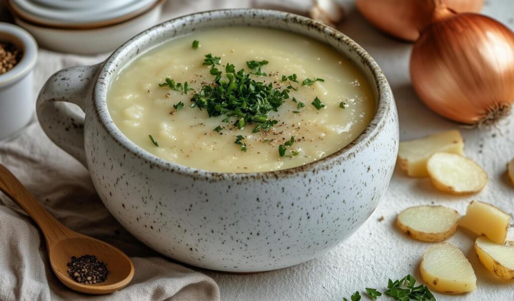 Potato leek soup