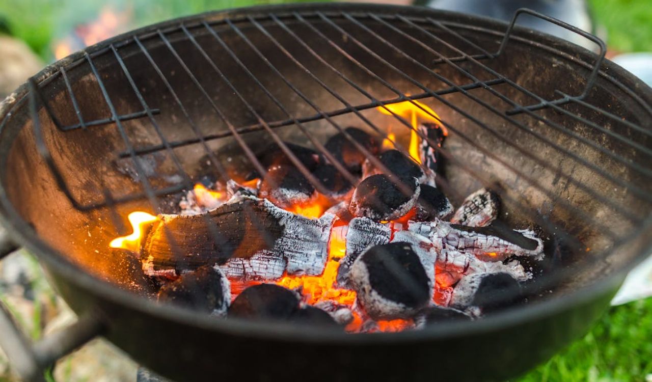 Preheating grill