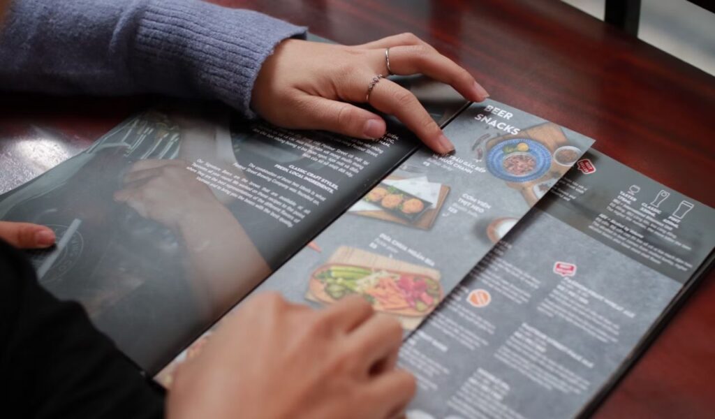 Reading menu