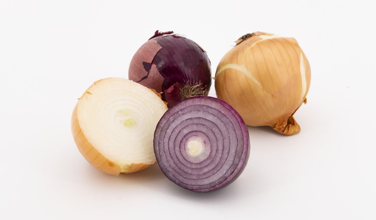 Red and white onions