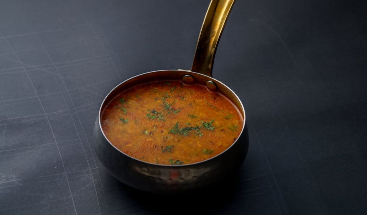 Red lentil dal