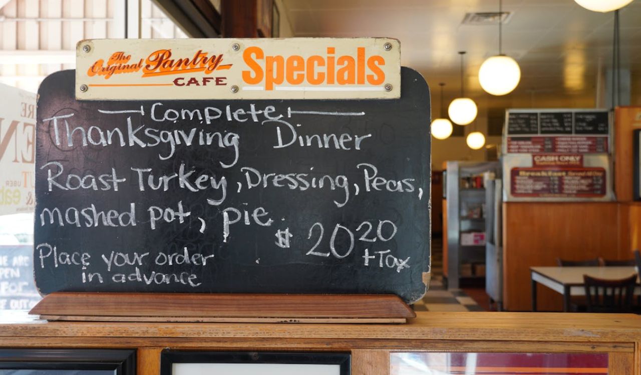 Restaurant specials