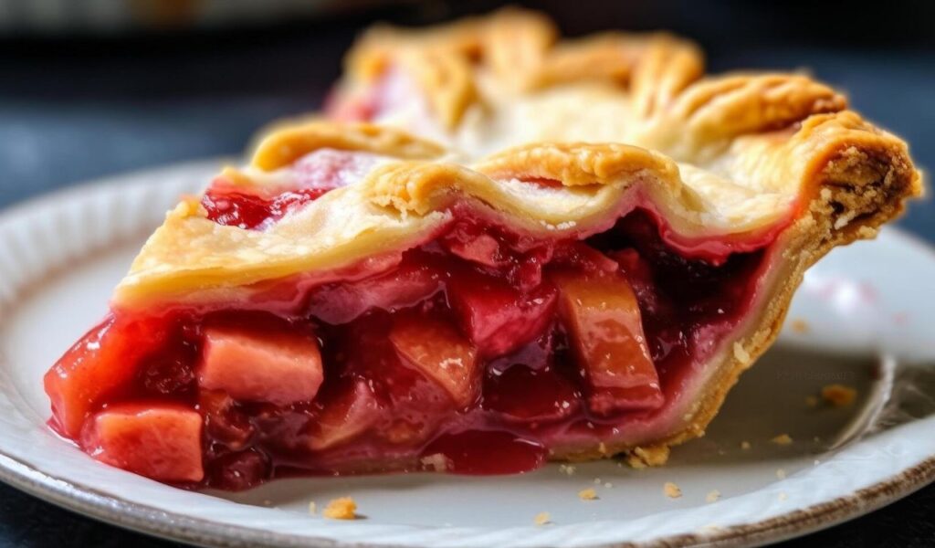 Rhubarb pie