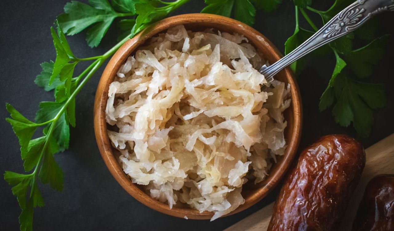 Sauerkraut in a bowl