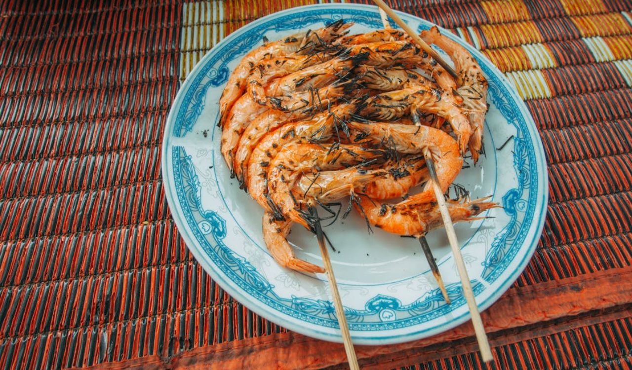 Shrimp skewers