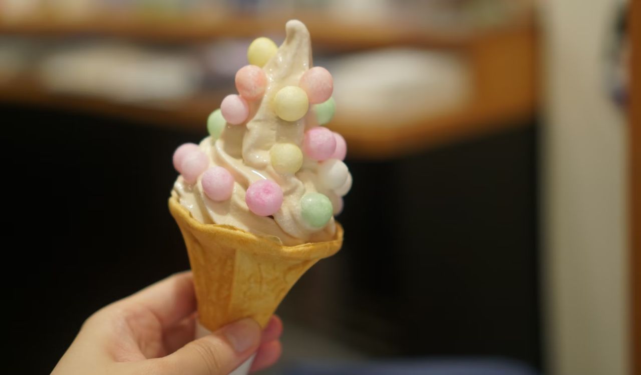Soft serve icecream