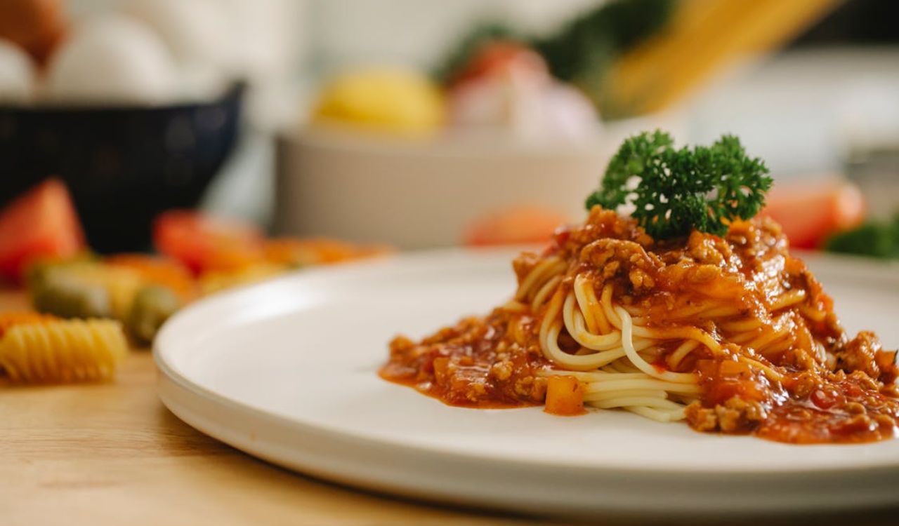 Spaghetti with meat sauce