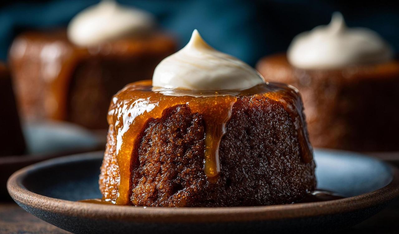Sticky Toffee Pudding with Dates