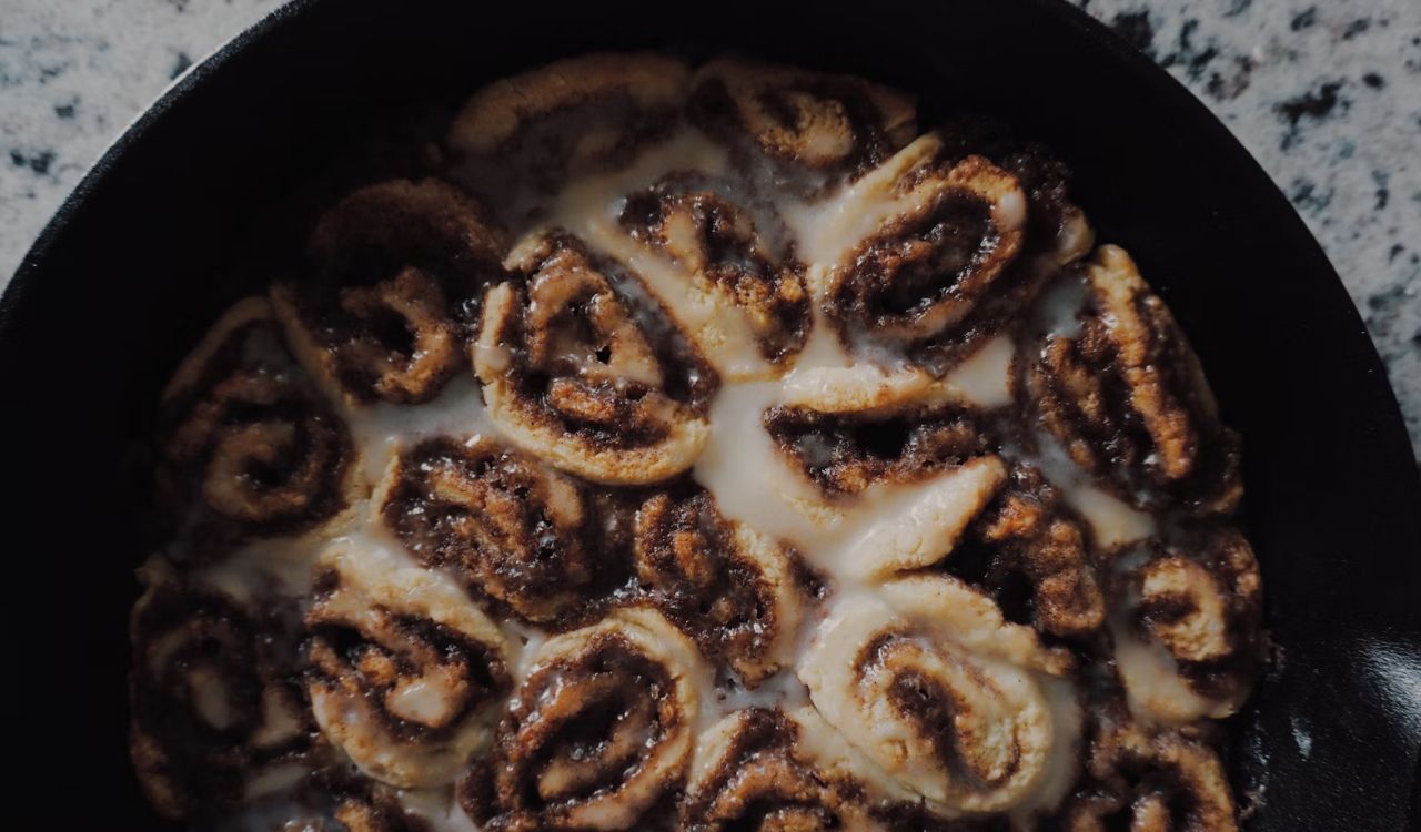 Sticky cinnamon roll