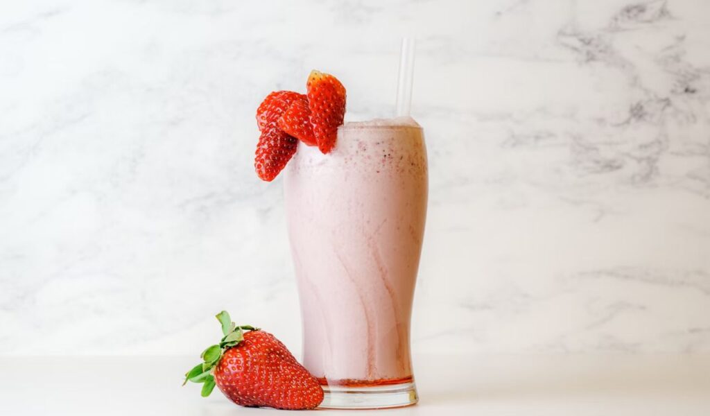 Strawberry milkshake