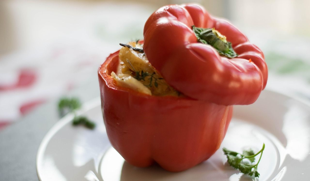Stuffed bell pepper