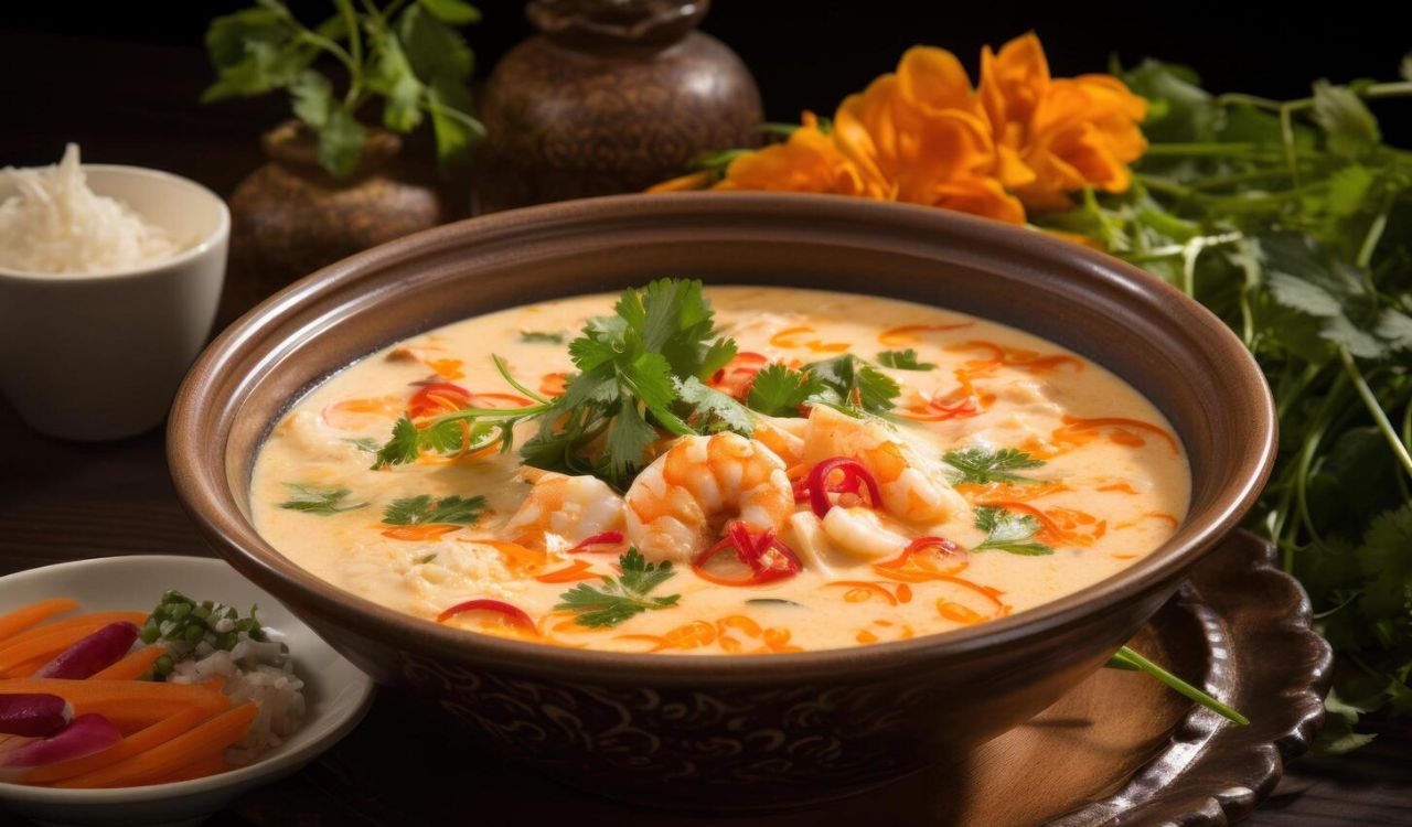 Thai coconut soup