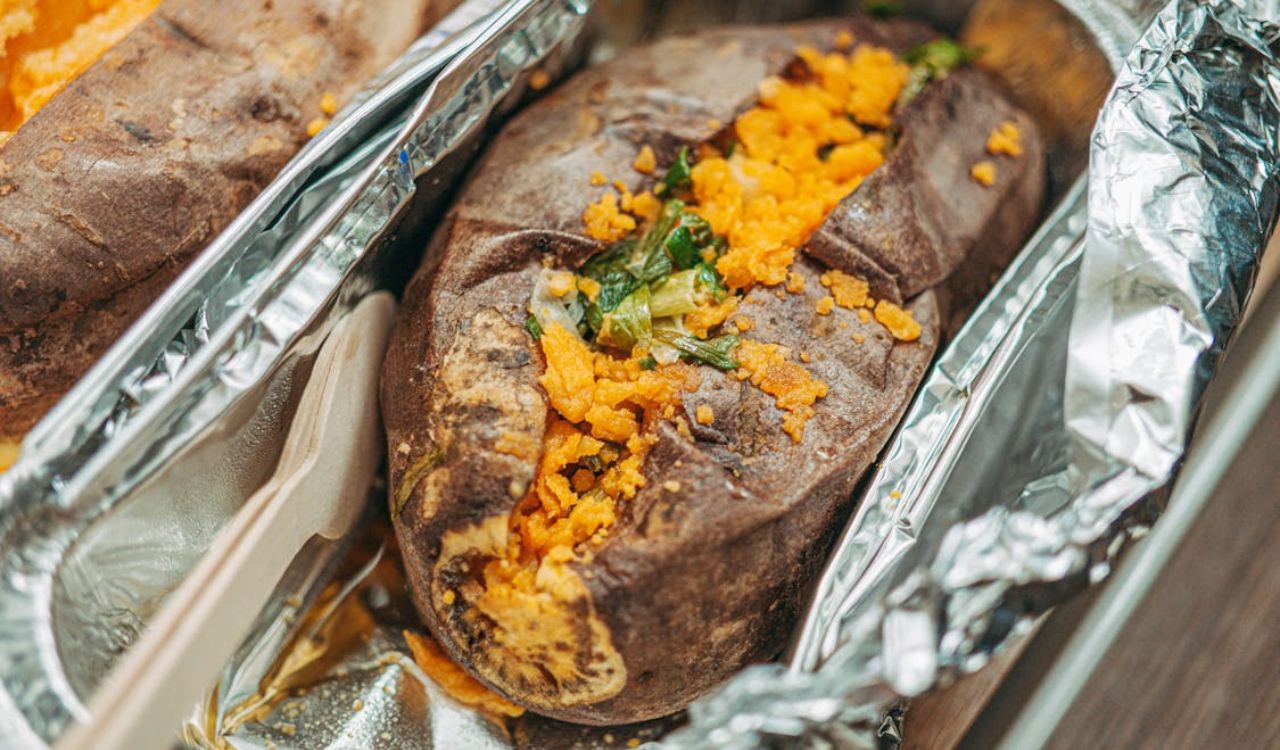 Baked sweet potato