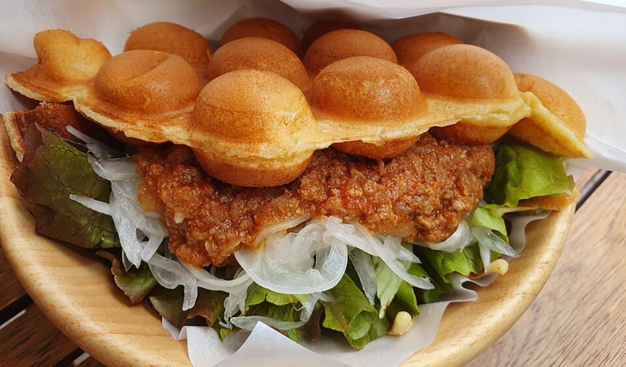 Waffle taco
