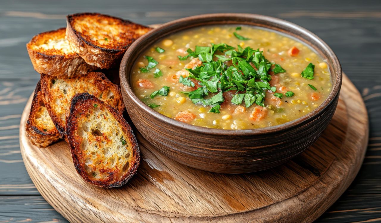 Yellow pea soup