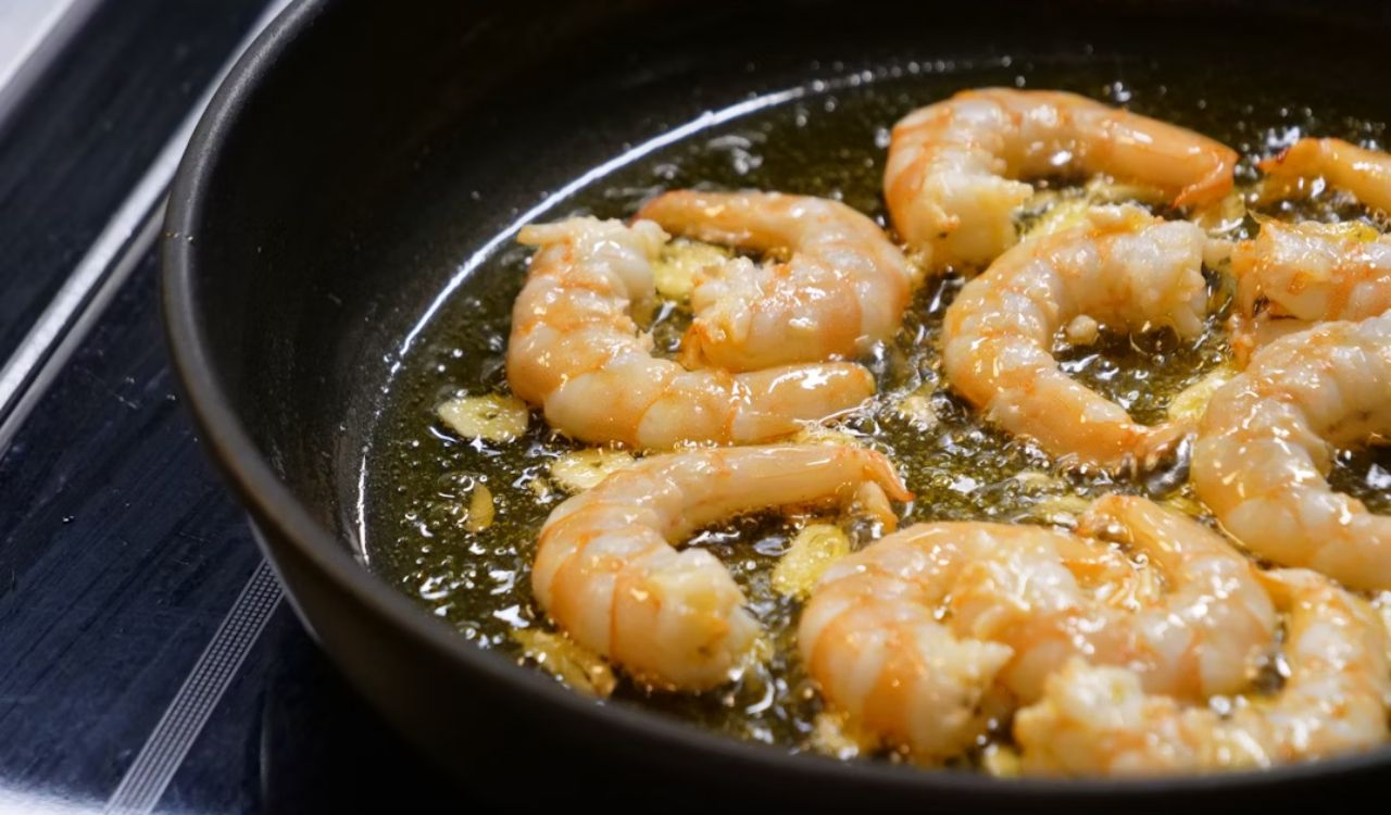 Garlic butter shrimp