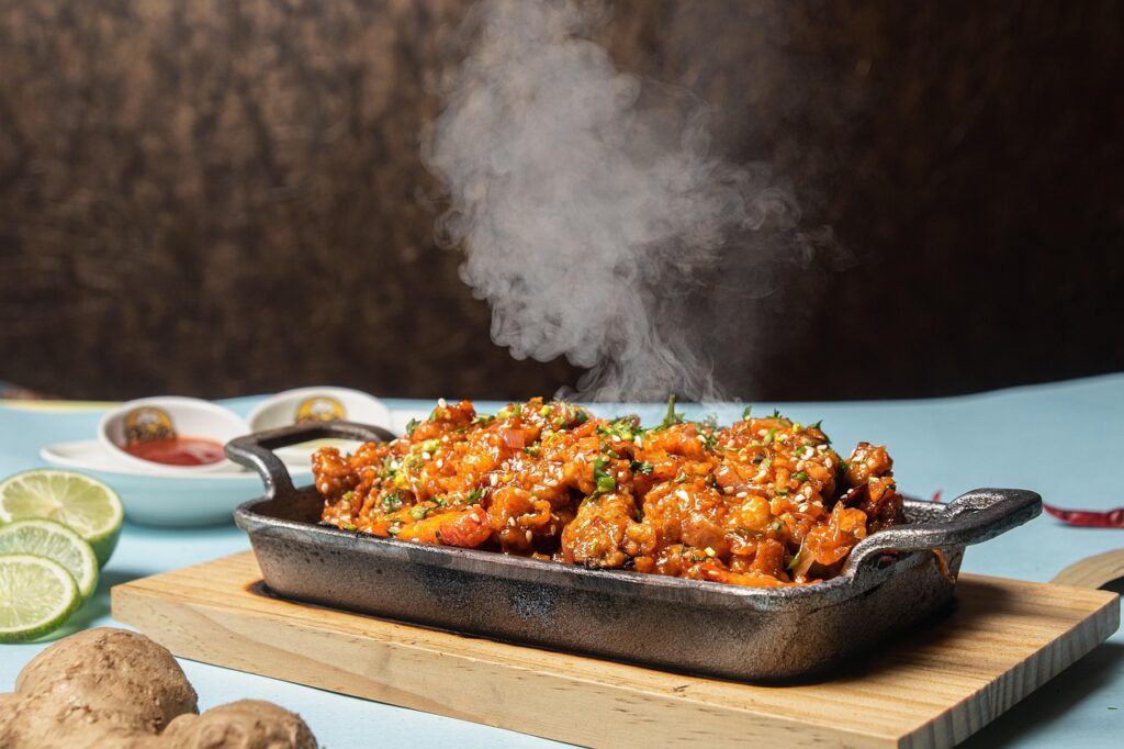 Chicken, Dish, Meal image.