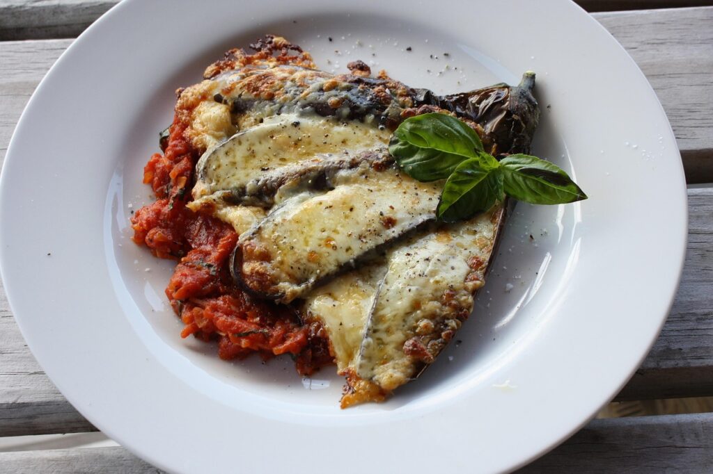 Eggplant, Aubergine, Parmigiana image.