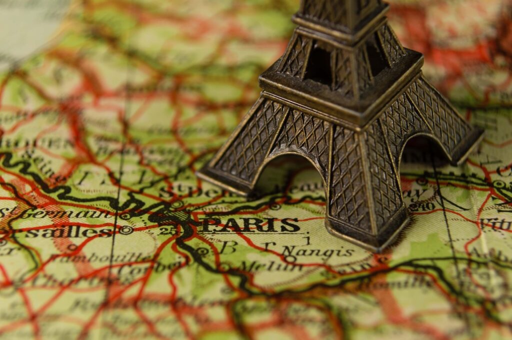 Eiffel tower, France, Landmark image.