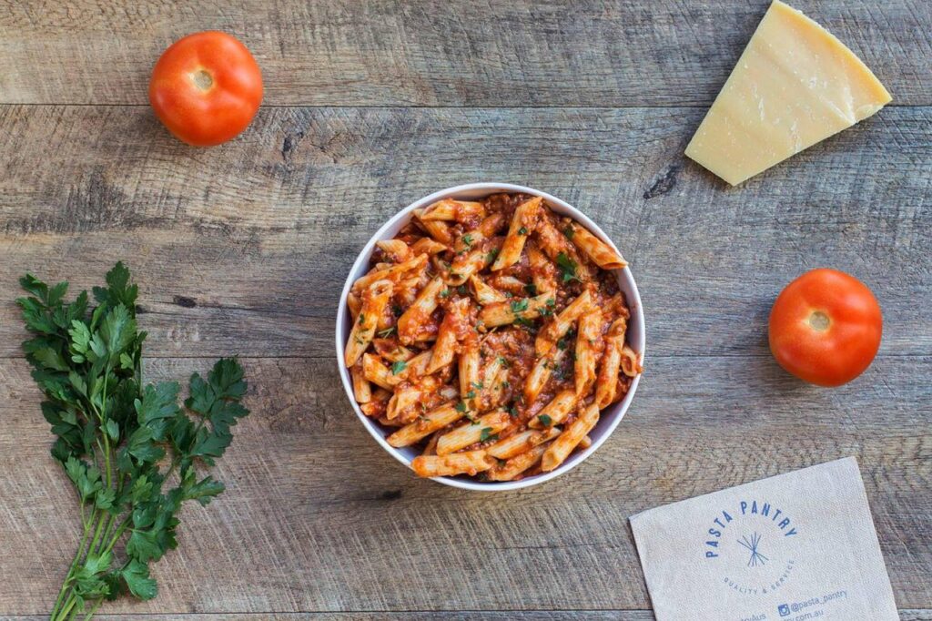 Penne with Tomato Butter Sauce