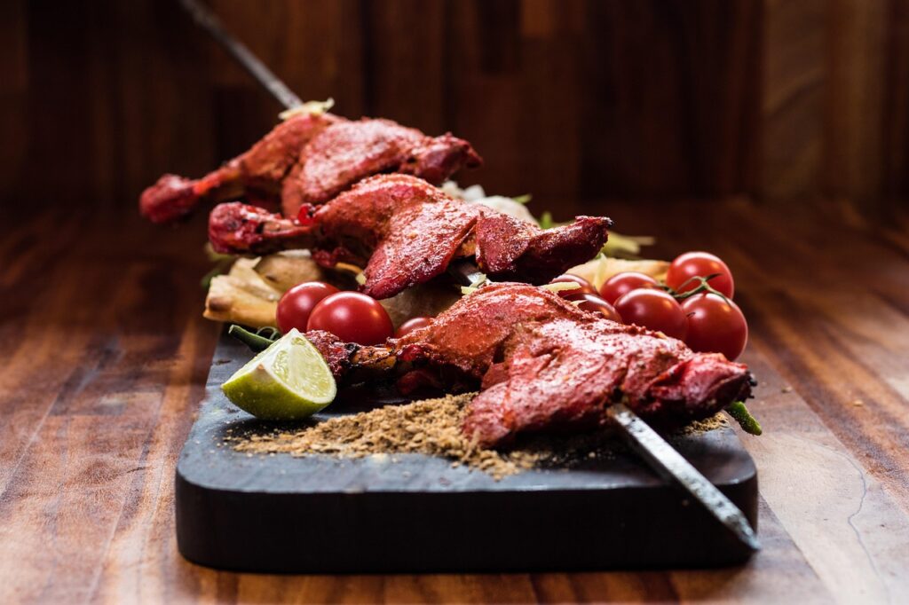 Tandoori Chicken Skewers