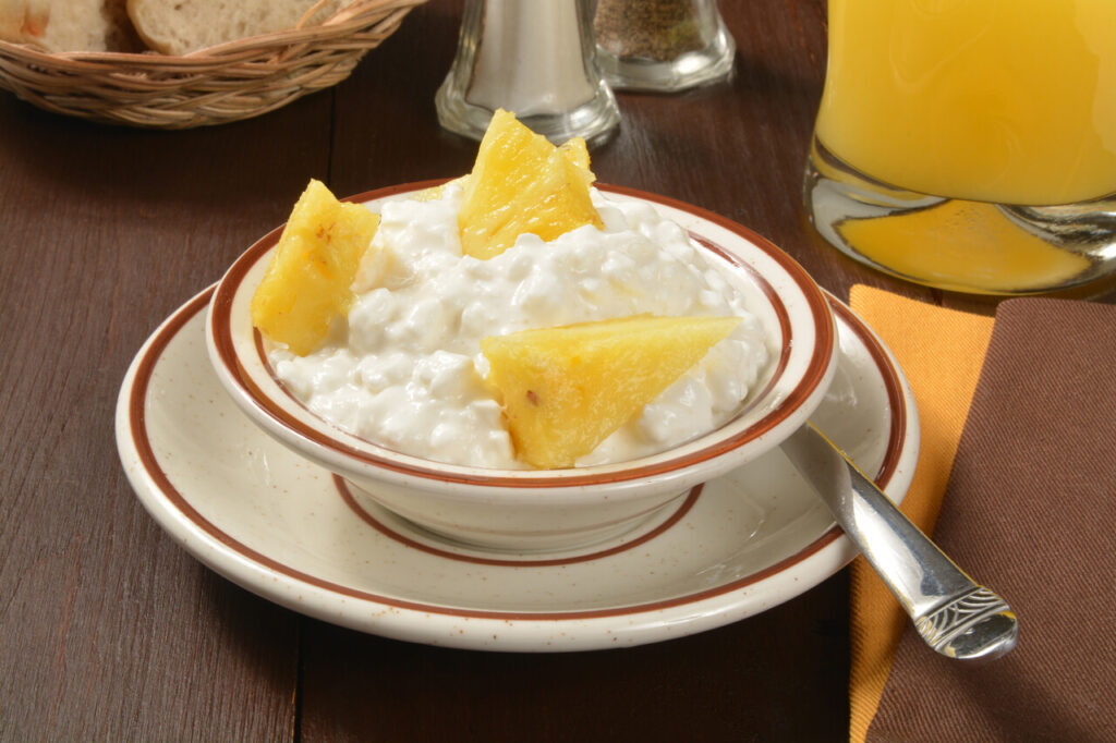 Cottage Cheese with Pineapple