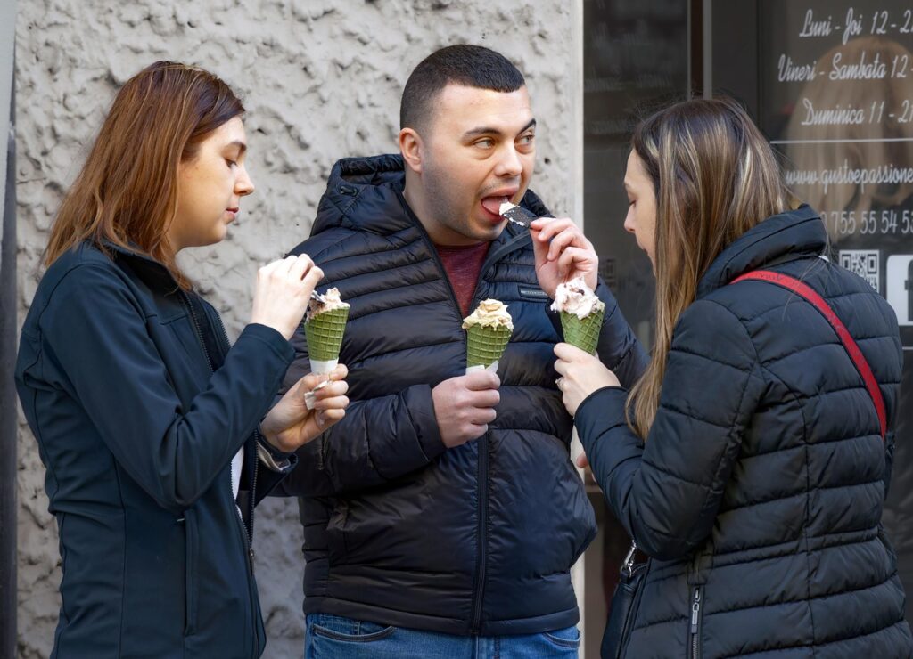 People, Eating, Ice cream image.