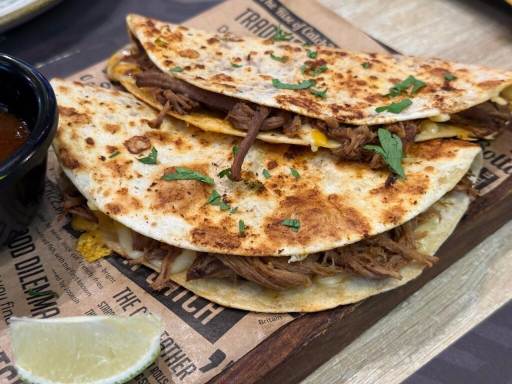 Ground Beef Quesadillas with Cheese