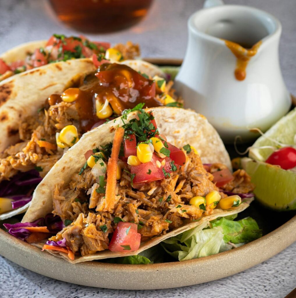 Chicken Wonton Tacos