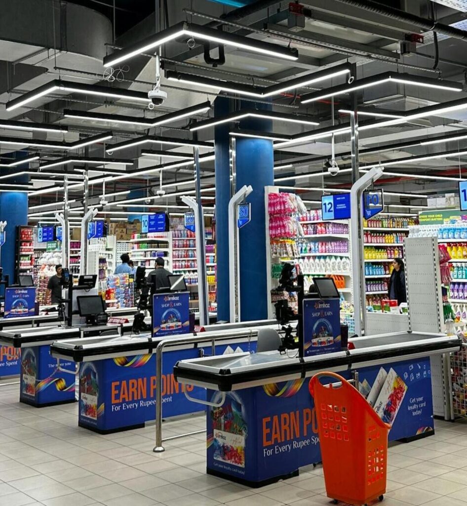 Supermarkets interior