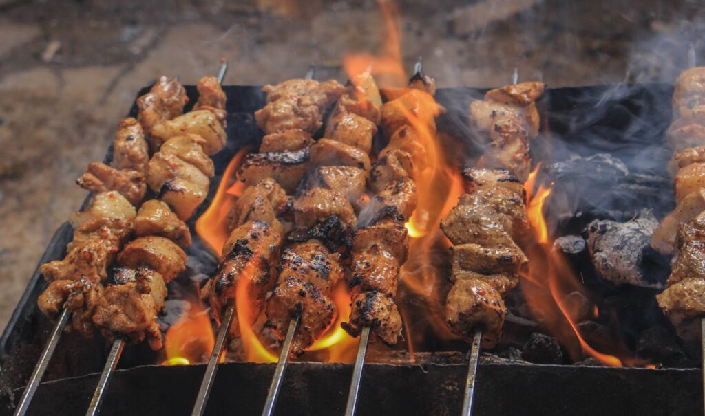 Street-Style Food with Open Flames