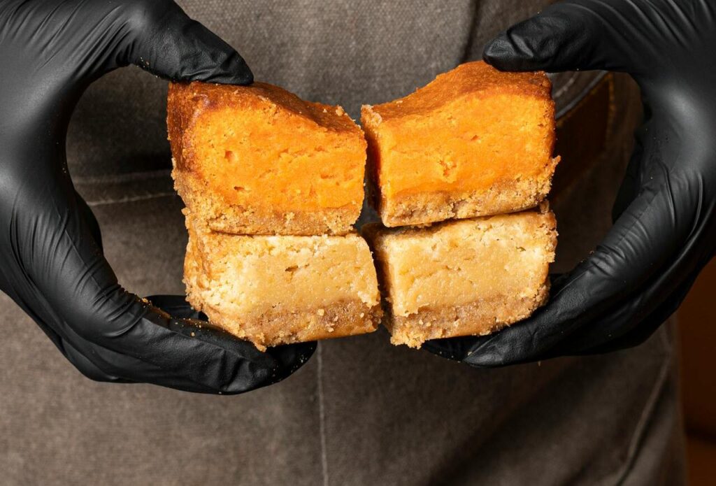 Orange Cheesecake Bars