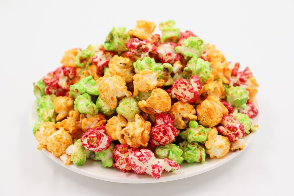 Popcorn with Seasoned Toppings