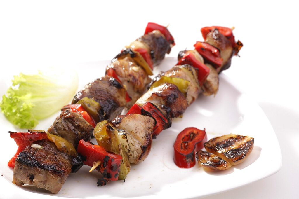 BBQ Pork Skewers